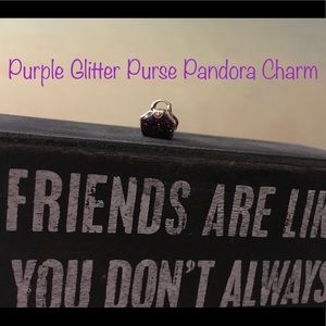 Purple Purse Charm for Pandora Bracelet!
